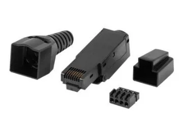 Lanberg - Nätverkskontakt - RJ-45 (hane) - UTP - 6 - 9 mm