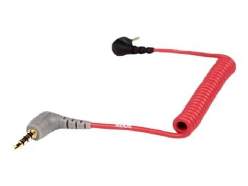 RØDE SC7 - Mikrofonkabel - mini-phone stereo 3.5 mm hane till 4-poligt minijack hane - 17 cm - skärmad - för RØDE VideoMic GO
