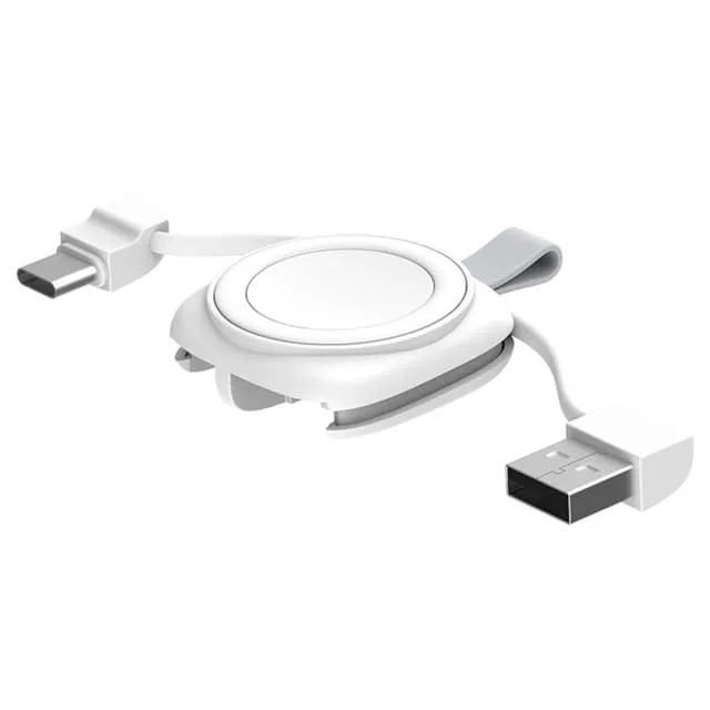Apple Watch laddare Laddningsdocka USB-C + USB-A koppling