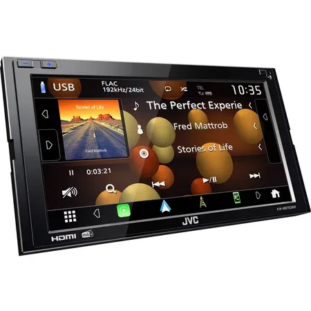 JVC KW-M875DBW bil media receiver Sort Wi-Fi 180 W Bluetooth