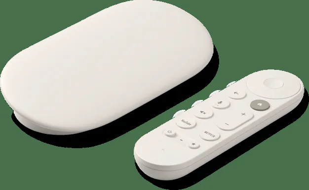 Google TV Streamer (4k) och Google TV Streamer Voice Remote