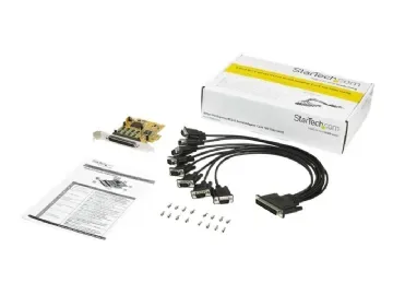 StarTech.com 8-portars PCI Express RS232 seriell kortadapter