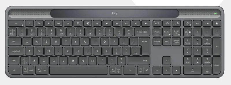 Logitech Signature Slim Solar+ K980 for Business tastatur Universel RF trådløs + Bluetooth QWERTZ