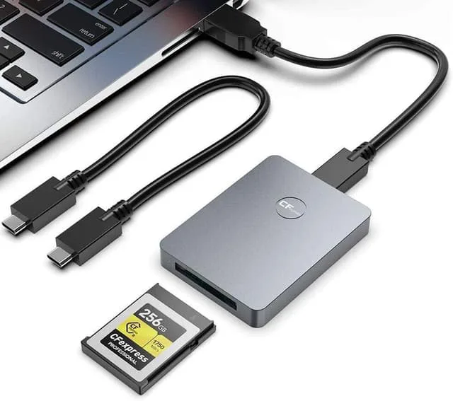 Nördic USB-A&USB-C 3.2 10Gbps Kortläsare CFexpress B