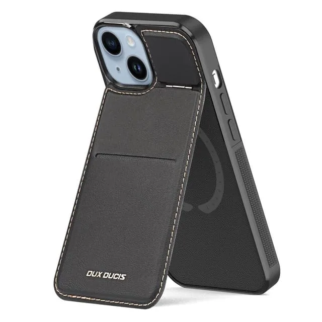 Dux Ducis iPhone 15 Rafi Series Magnetring Skal med Korthållare