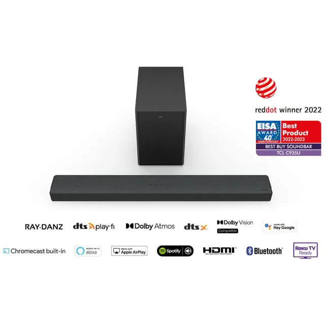 TCL C935U 5.1.2-kanals soundbar