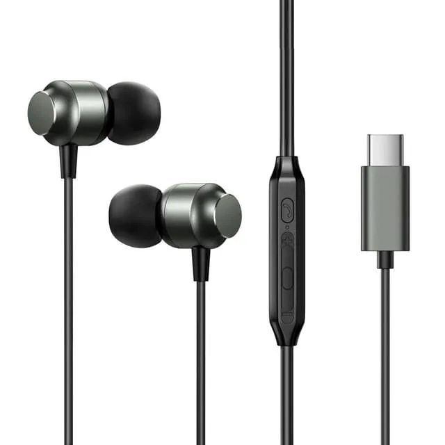 MTK JOYROOM in-ear-hörlurar mikrofon HiFi USB-C trådbundna