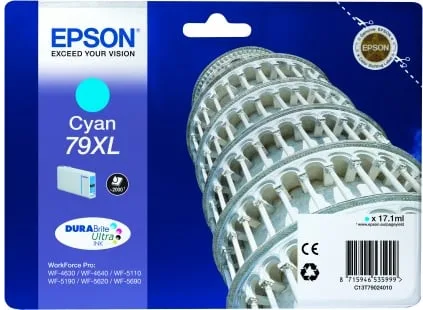 Epson Bläckpatron Epson T7902 Cyan XL