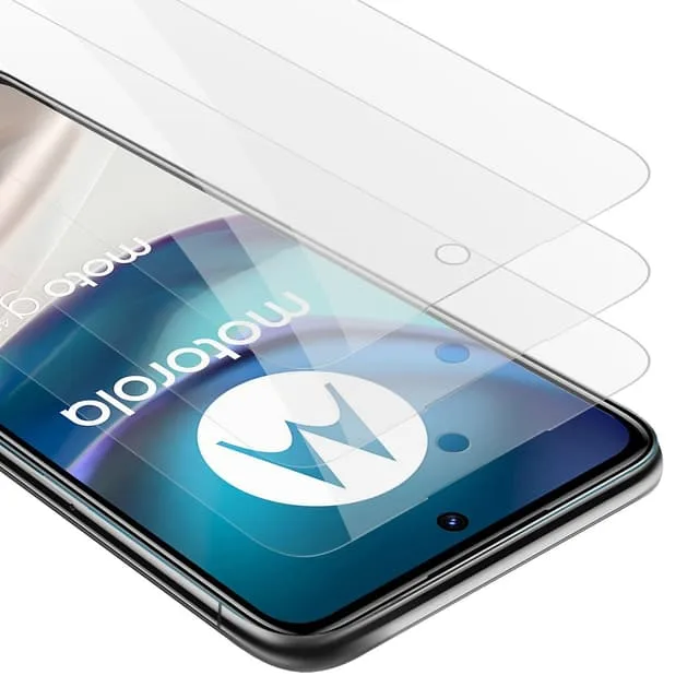 Cadorabo Motorola MOTO G42 3x Skärmskydd Skyddsglas