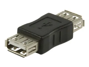 Nedis - Typbytare för USB - USB (hona) till USB (hona) - svart