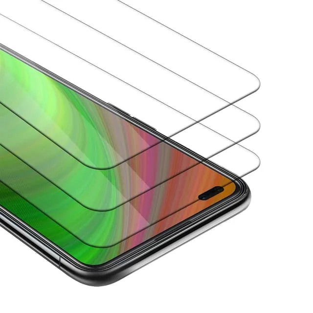 Cadorabo Oppo Reno4 Z 3x Skärmskydd Skyddsglas
