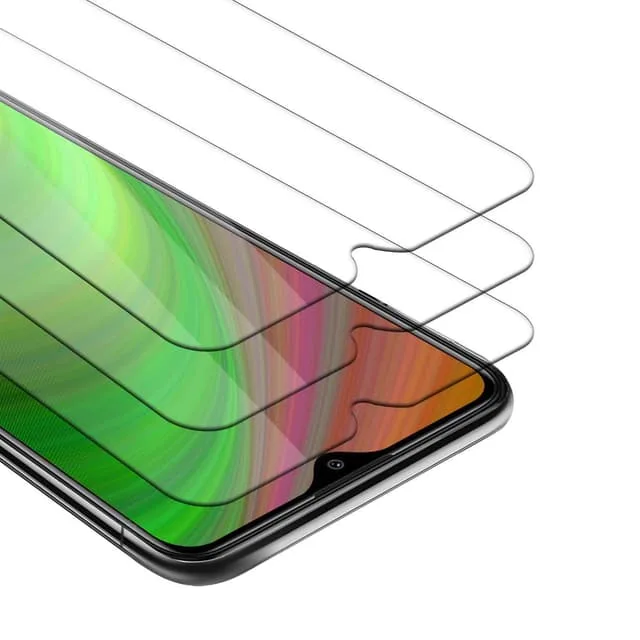 Cadorabo Xiaomi RedMi 9 3x Skärmskydd Skyddsglas