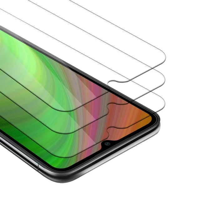 Cadorabo Xiaomi RedMi 9C 3x Skärmskydd Skyddsglas