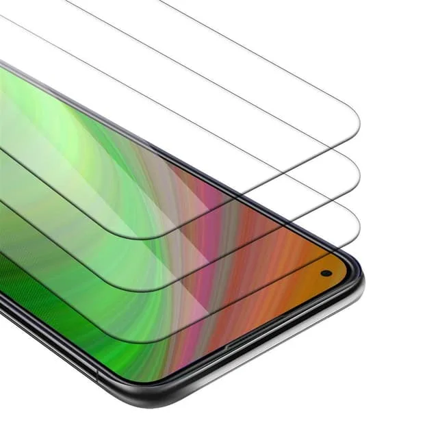 Cadorabo ZTE Blade V2020 3x Skärmskydd Skyddsglas