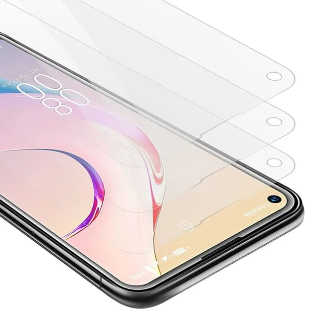 Cadorabo Oukitel C21 PRO 3x Skärmskydd Skyddsglas