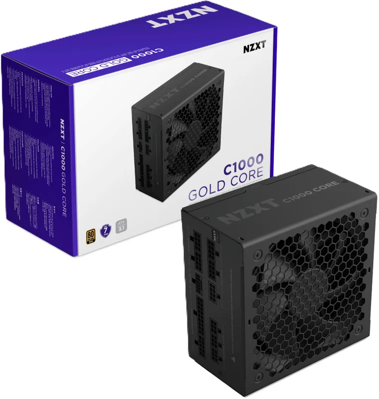 NZXT C1000 Core 1000W ATX 3.1 Svart