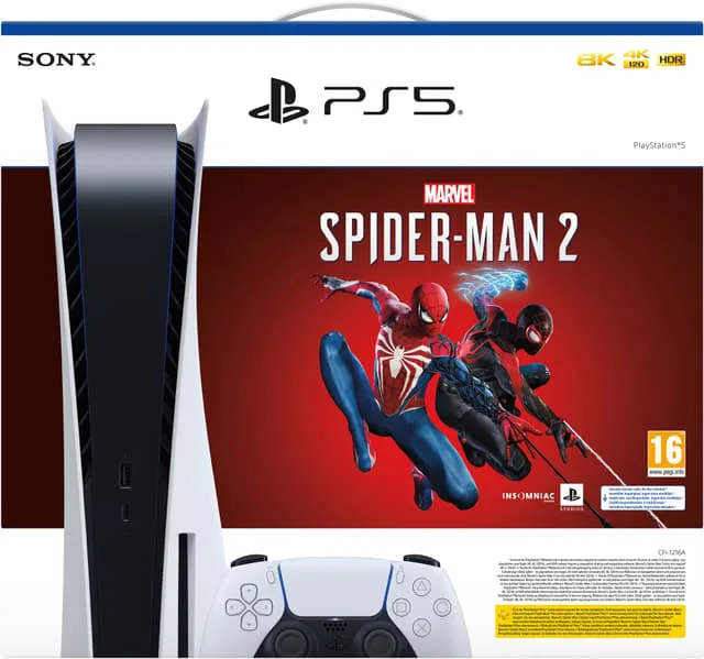 PlayStation 5 + Marvel's Spider-Man 2-paket
