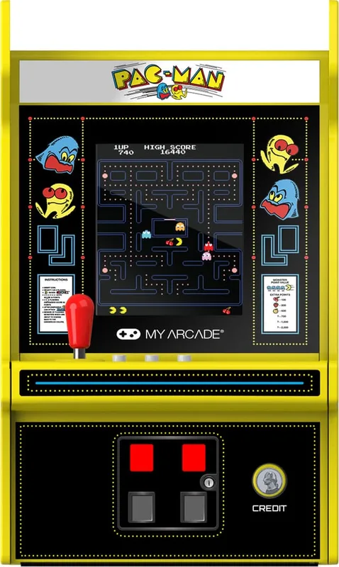 My Arcade PAC-MAN Micro Player Pro bærbar spilkonsol 6,98 cm (2.75") Flerfarvet