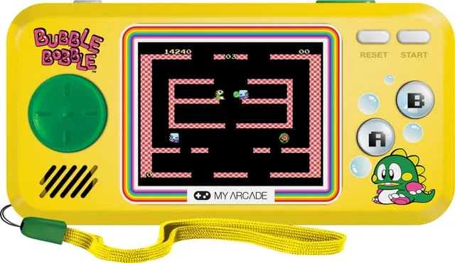 MY ARCADE Pocket Player Bubble Bobble handhållen konsol