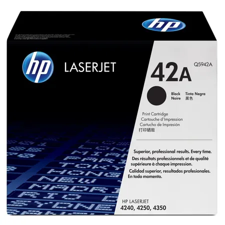 HP 42X - 2-pack - Lång livslängd - svart - original - LaserJet