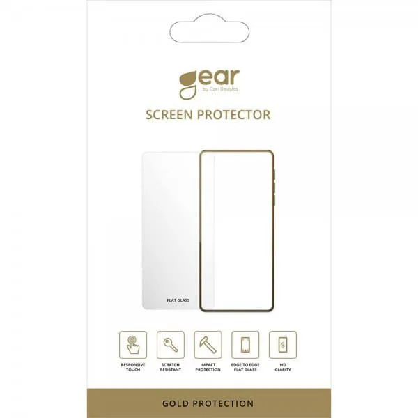 GEAR iPhone 15 Pro Max Skärmskydd Gold Case Friendly