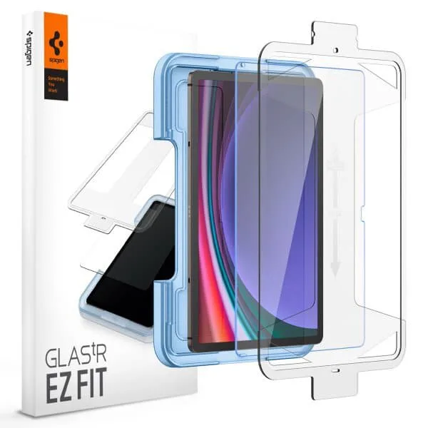 Spigen Samsung Galaxy Tab S9 Plus SM-X810 SM-X816 Skärmskydd GLAS.tR EZ Fit