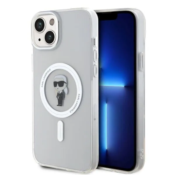 Karl Lagerfeld iPhone 15 Plus Skal Ikonik MagSafe