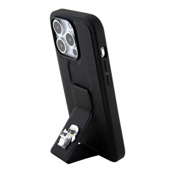 Karl Lagerfeld iPhone 15 Pro Skal Grip Stand