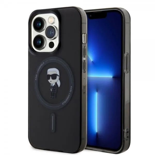 Karl Lagerfeld iPhone 15 Pro Skal Ikonik MagSafe