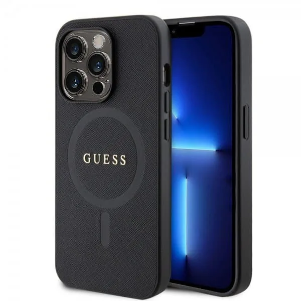 Guess iPhone 15 Pro Skal Saffiano MagSafe