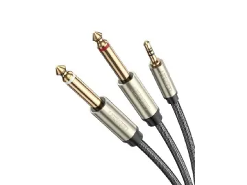 UGREEN AV126 Kabel TRS 3,5 mm till 2x TS 6,35 mm