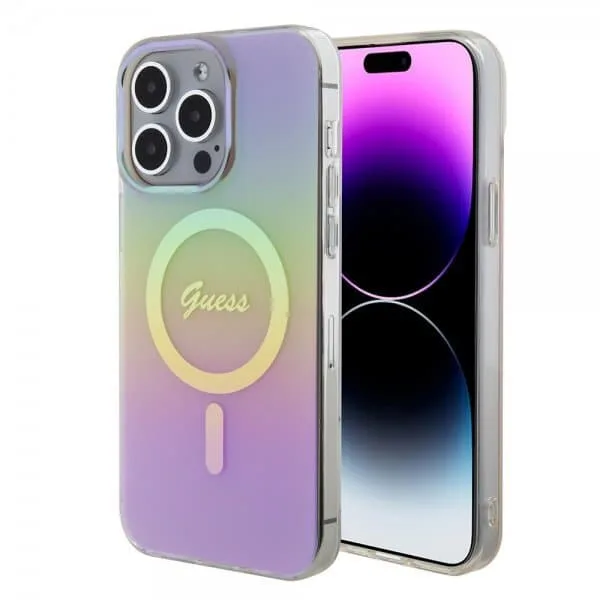 Guess iPhone 15 Pro Skal Script MagSafe