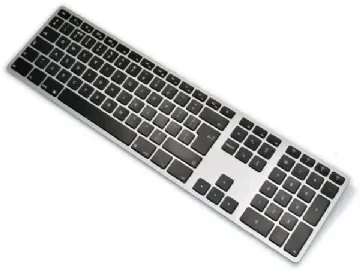 Matias FK418BTLB-UK Keyboard Wireless Silver UK