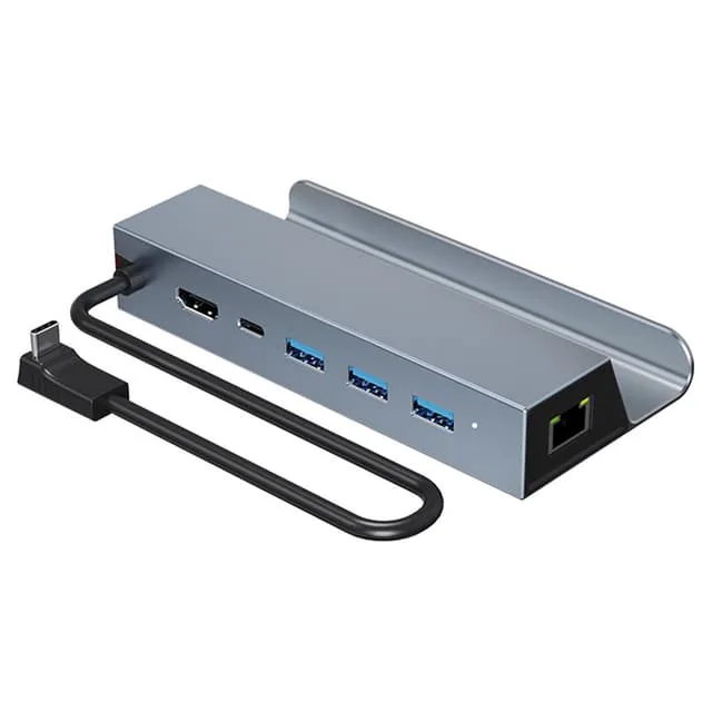 NÖRDIC USB-C 1 till 6 Dockningsstation