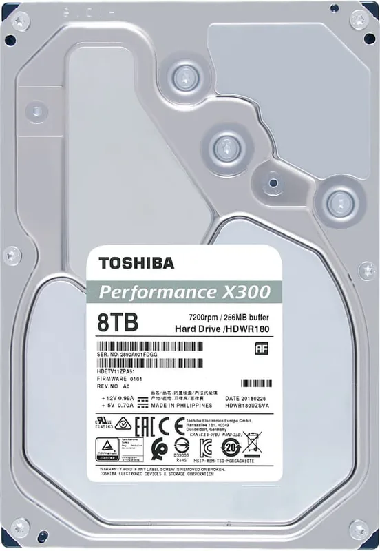 Toshiba X300 intern hårddisk