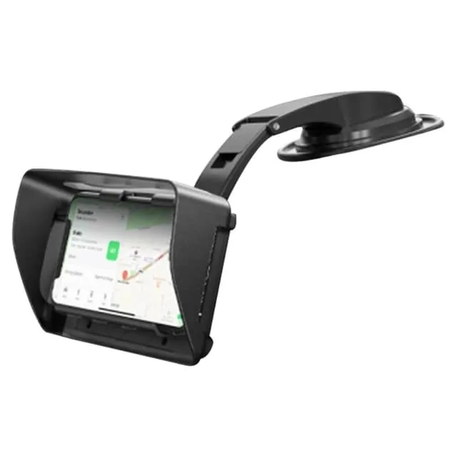 Bil Mobilhållare 360° vridbar Vindruta Handsfree telefonfäste