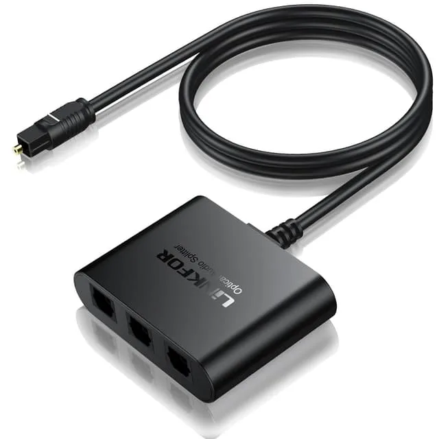 NÖRDIC digital audio optisk TOSLINK splitter