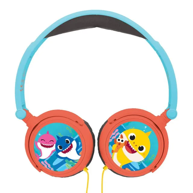 Lexibook Baby Shark Stereo Wired hopfällbara hörlurar