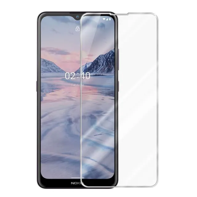 Cadorabo Nokia 2,4 Skyddsglas Skyddsfilm Skärmskydd