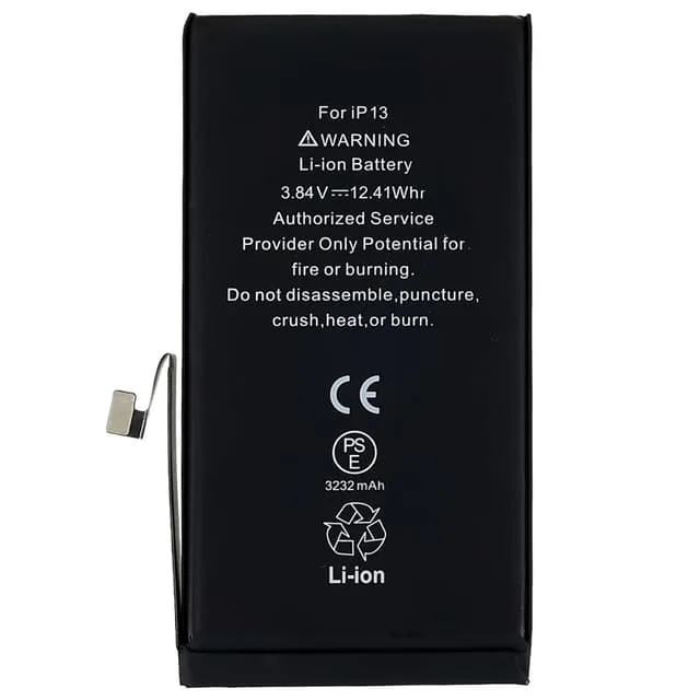 MTK För iPhone 13 3.84V 3232mAh uppladdningsbart