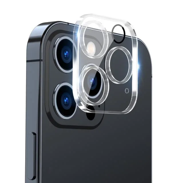 SKALO iPhone 15 Pro Max 3D Linsskydd/Kameraskydd Härdat Glas