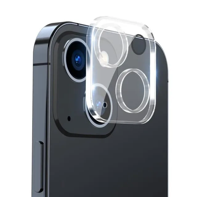 SKALO iPhone 15 Plus 3D Linsskydd/Kameraskydd Härdat Glas