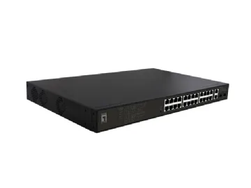 LevelOne Switch 28x GE GEP-2821 390W 224PoE