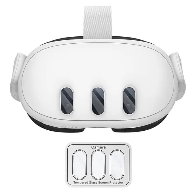 Oculus Meta Quest 3 VR WOLMTT Lens Protector härdat glas film