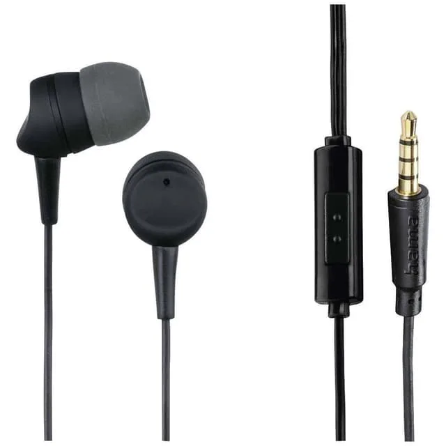 Hama Kooky HiFi In Ear hörlurar In-ear Mörkgrå