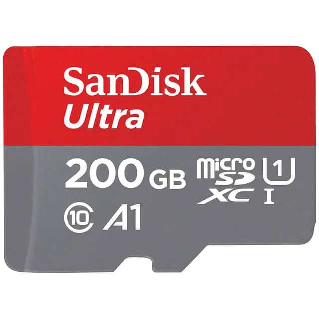 Sandisk Ultra Micro SD kort 200 GB