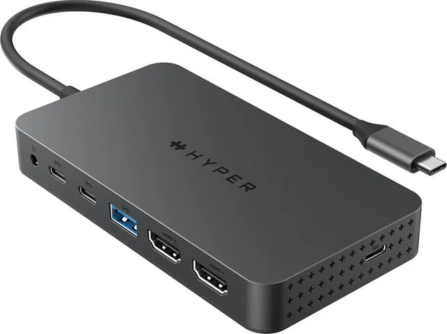 Hyper HyperDrive Next Dual USB-C-hubb med 7 portar