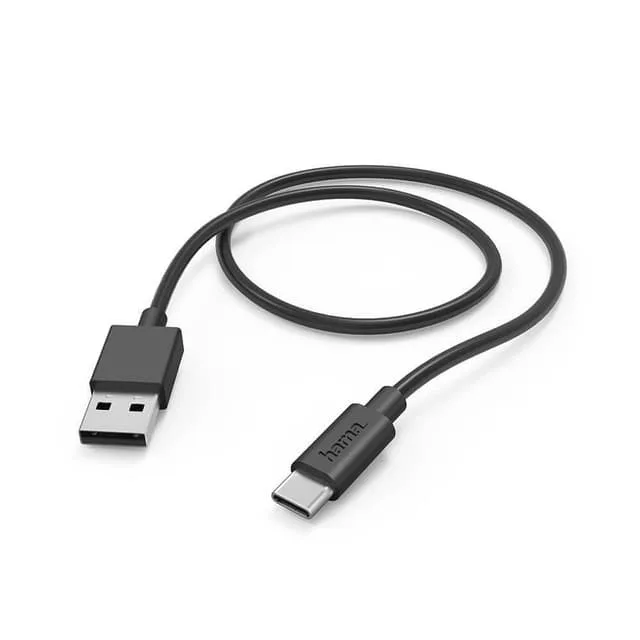 Hama 00201594 USB-kabel 1 m USB 2.0 USB A USB C svart