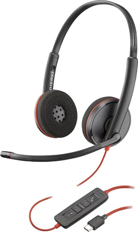 POLY HP Poly Blackwire C3220 headset USB-C