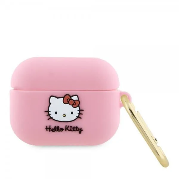 Hello Kitty AirPods Pro Skal Liquid Silicone Rosa